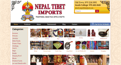 Desktop Screenshot of nepaltibet.com