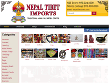 Tablet Screenshot of nepaltibet.com